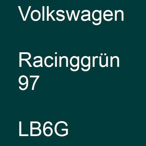 Volkswagen, Racinggrün 97, LB6G.